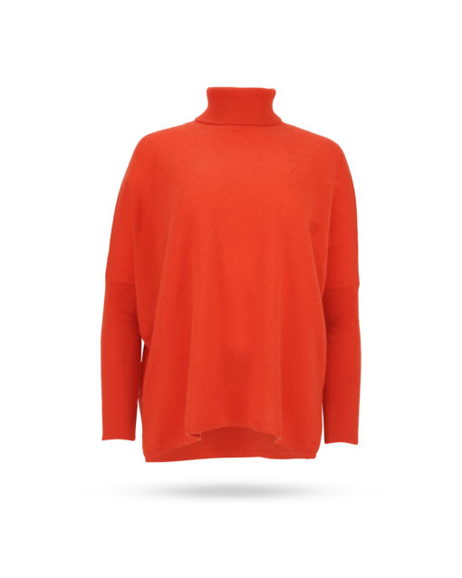 Absolut Cashmere Clara Rollkragen Pullover Kurbis Nactarine 1
